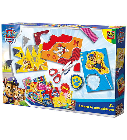 SES Creativ Kreasæt - Paw Patrol - Jeg Lærer At Bruge Saks