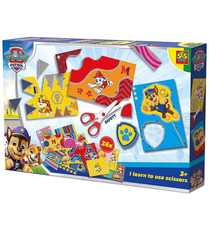 SES Creativ Kreasæt - Paw Patrol - Jeg Lærer At Bruge Saks