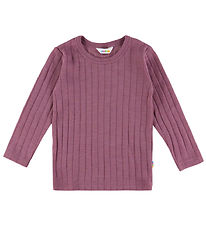 Joha Bluse - Uld/Silke - Lilla