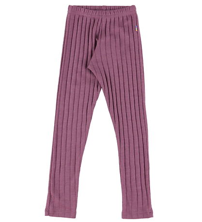 Joha Leggins - Uld/Silke - Lilla