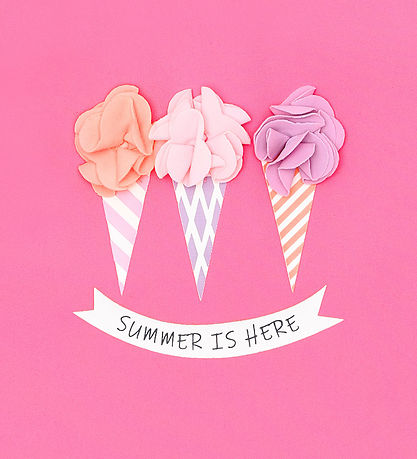 Color Kids Bade T-shirt - Pink Lemonade