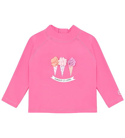 Color Kids Bade T-shirt - Pink Lemonade