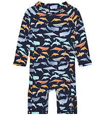 Color Kids Badeheldragt l/æ - Dress Blue