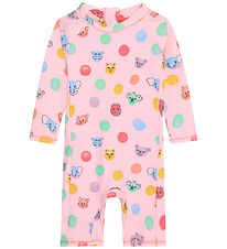 Color Kids Coverall Swimsuit l/s - Fairy Rose