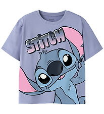 Name it T-shirt - NkfMorissina - Purple Impression