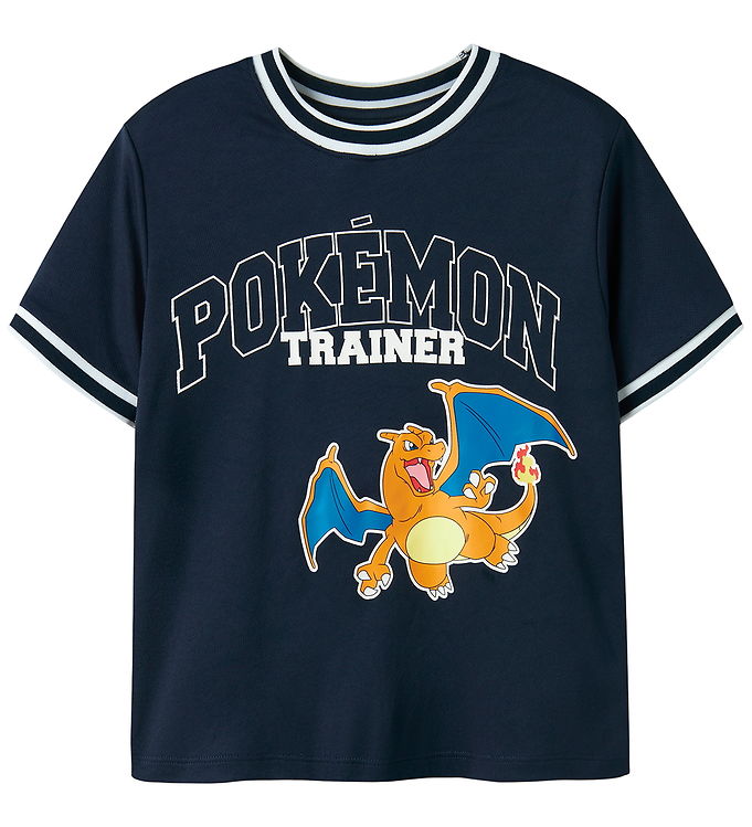 Name It T-shirt Navy Blazer Med Pokémon Print - Str. 11-12y 146/152cm
