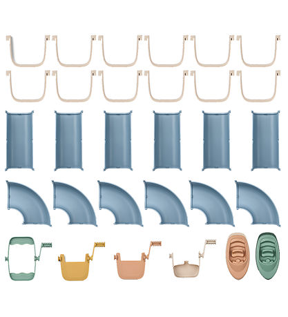 Liewood Vandbane - Cassain - Beach Blue/Multi Mix