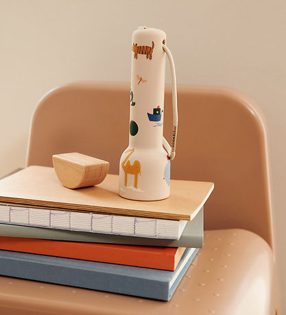 Liewood Lommelygte - Gry Printed - Around the world/Sandy