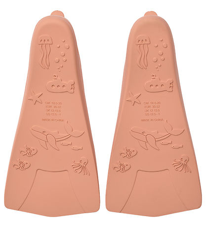 Liewood Svømmefødder - Gustav - Peach/Tuscany rose