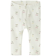 Name It Leggings - NbfFicherry - Cloud Dancer