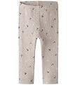 Name It Leggings - Rib - NbmFanchor - Chateau Gray