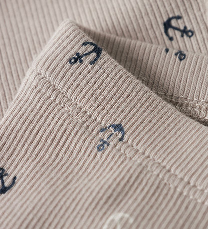 Name It Leggings - Rib - NbmFanchor - Chateau Gray