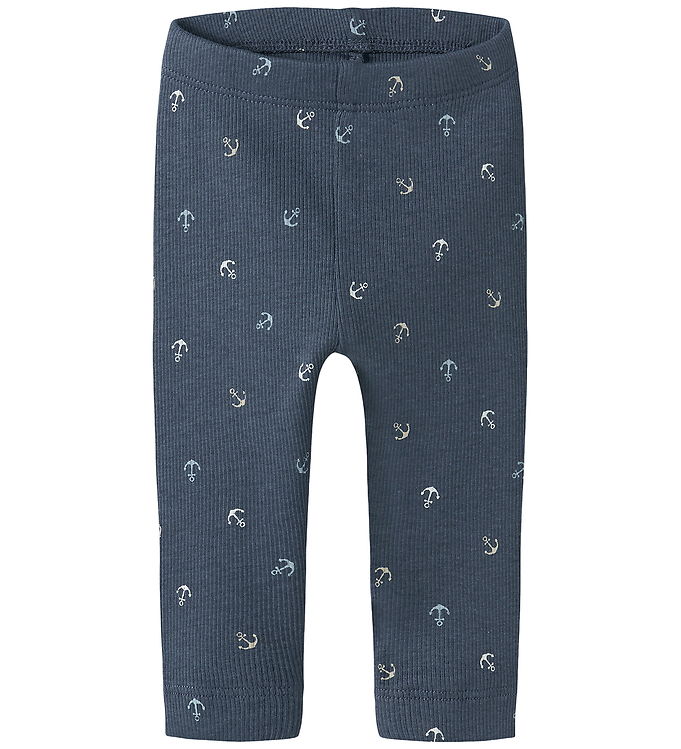 Name It Fanchor Long John - Leggings - Blå - 56