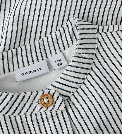 Name It Hemdromper l/s - NbmVader - Cloud Danser/Navy Blazer