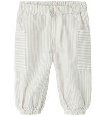 Name It Bukser - NbmFar - Cloud Dancer/Chateau Grey