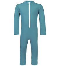 Petit Crabe Coverall Swimsuit - Lou - UPF50+ - Stone w. Star