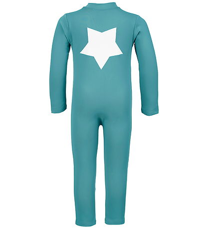 Petit Crabe Badeheldragt - Lou - UPF50+ - Stone m. Stjerne