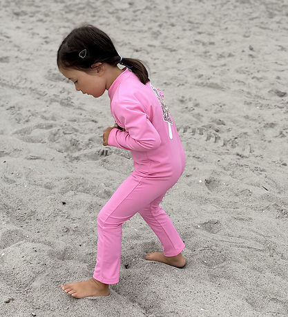 Petit Crabe Badeheldragt - Lou - UV50+ - Sugar Pop
