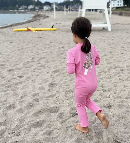 Petit Crabe Badeheldragt - Lou - UV50+ - Sugar Pop