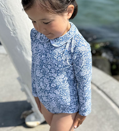 Petit Crabe Badedragt - Swimsuit - UV50+ - Evening Sky