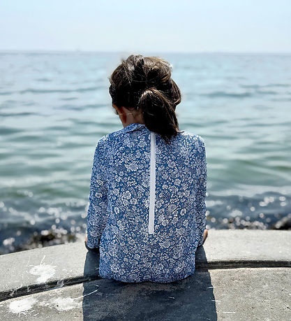 Petit Crabe Badedragt - Swimsuit - UV50+ - Evening Sky