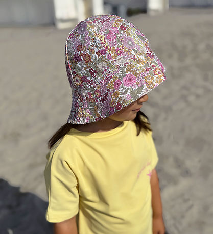 Petit Crabe Badehat - Frey - UV50+ - Margaret Annie m. Blomster