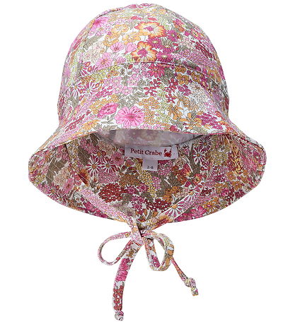 Petit Crabe Badehat - Frey - UV50+ - Margaret Annie m. Blomster