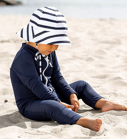 Petit Crabe Badeheldragt - Lou - Noos - UV50+ - Blue