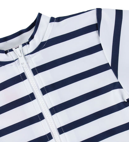 Petit Crabe Badeheldragt - Natsu - Noos - UV50+ - White/Blue