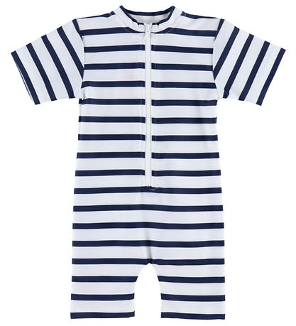 Petit Crabe Badeheldragt - Natsu - Noos - UV50+ - White/Blue