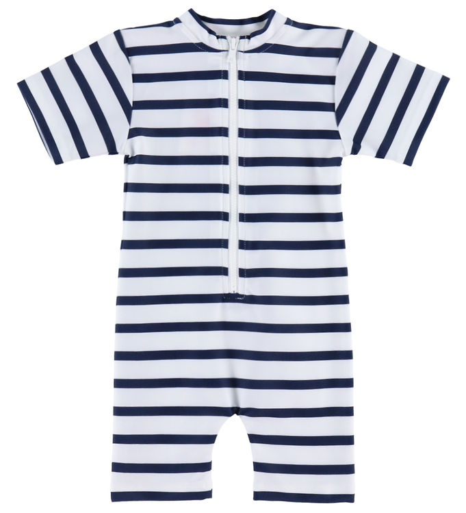 Petit Crabe Badeheldragt - Natsu - Noos - UV50+ - White/Blue