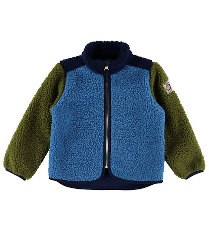 Danefæ Fleccejakke - Teddy - Danetumling - Navy/Faded Blue/Olive