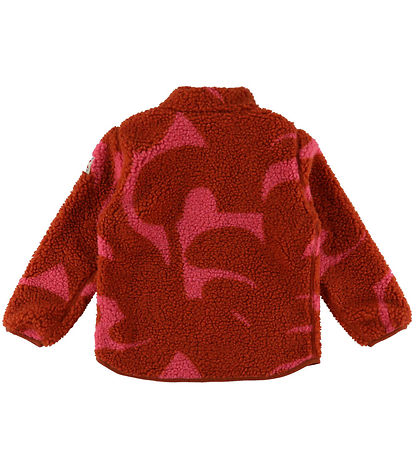 Danefæ Fleccejakke - Teddy - Danetumling - Chili/Soft Cherry Tro