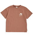 Müsli T-shirt - Sea Printed - Pecan