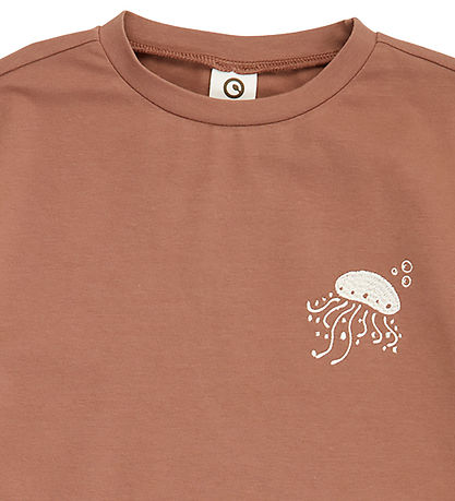 Müsli T-shirt - Sea Printed - Pecan