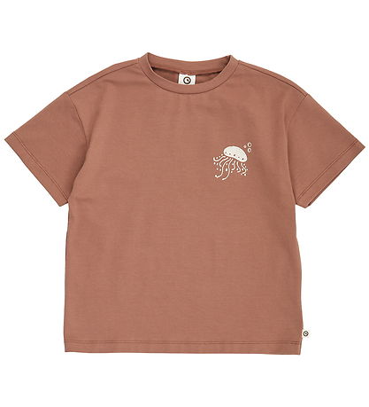Müsli T-shirt - Sea Printed - Pecan