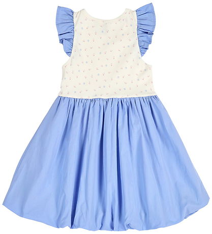 Müsli Kjole - Spring Frill Bubble - Tofu/Nectar/Shell Blue
