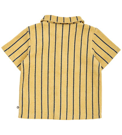 Müsli Skjorte k/æ - Frotté - Hemp/Navy