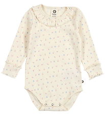 Müsli Body l/æ - Rib - Spring Frill - Tofu/Nectar/Shell Blue