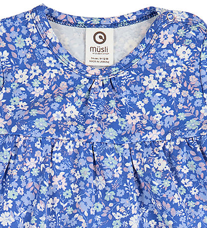 Müsli Kjolebody k/æ - Primrose Puff - Azure Blue/Nectar/Tofu