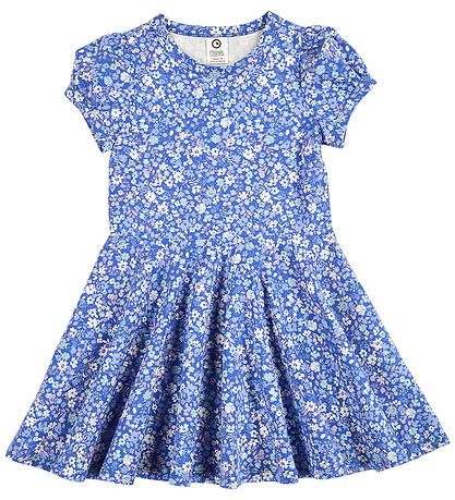 Müsli Kjole - Primrose Puff - Azure Blue/Nectar/Tofu