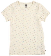 Müsli T-shirt - Rib - Spring Puff - Tofu/Nectar/Shell Blue