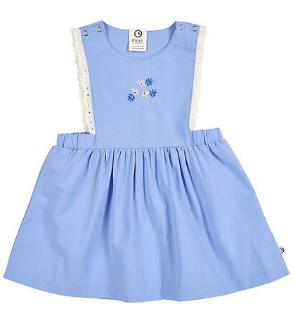 Müsli Kjole - Spring Pinafore - Shell Blue
