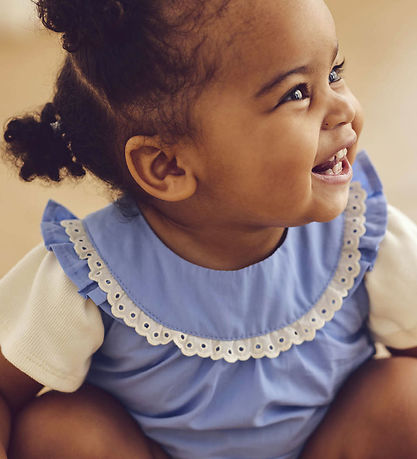 Müsli Sommerdragt - Poplin Wide - Shell Blue