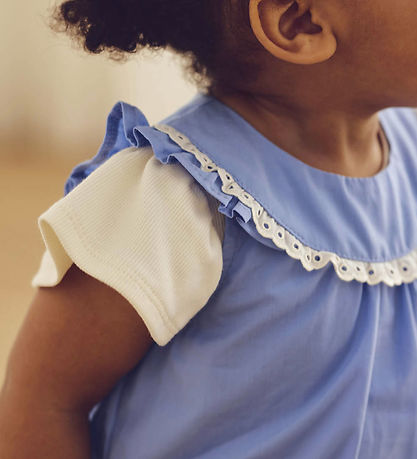 Müsli Sommerdragt - Poplin Wide - Shell Blue