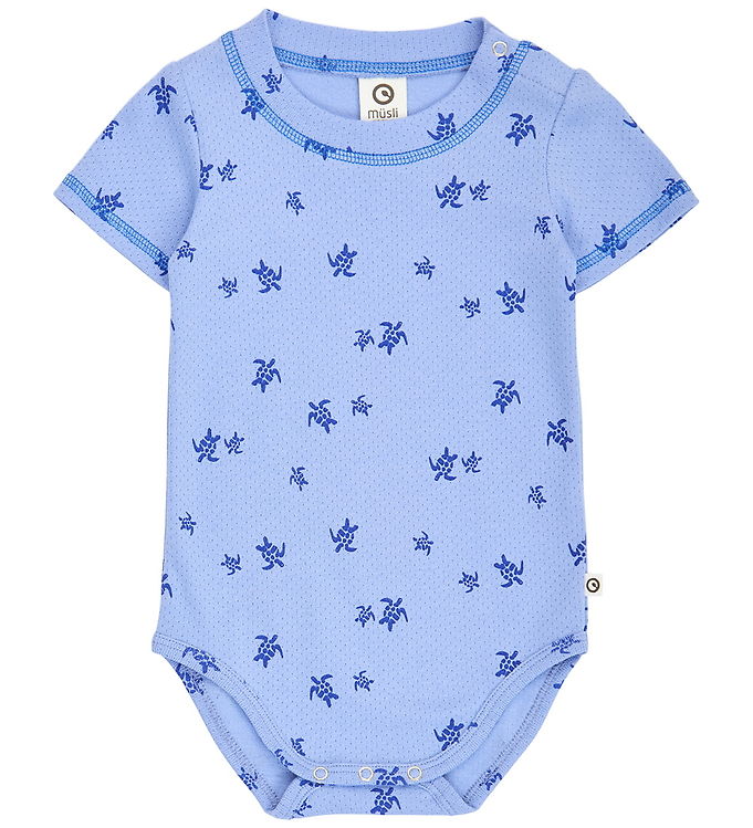 Müsli Body k/æ - Turtle - Azure Blue/Shell Blue