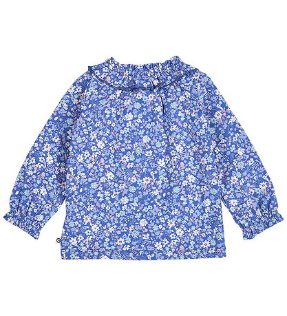 Müsli Bluse - Primrose Frill - Azure Blue/Nectar/Tofu