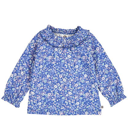 Müsli Bluse - Primrose Frill - Azure Blue/Nectar/Tofu