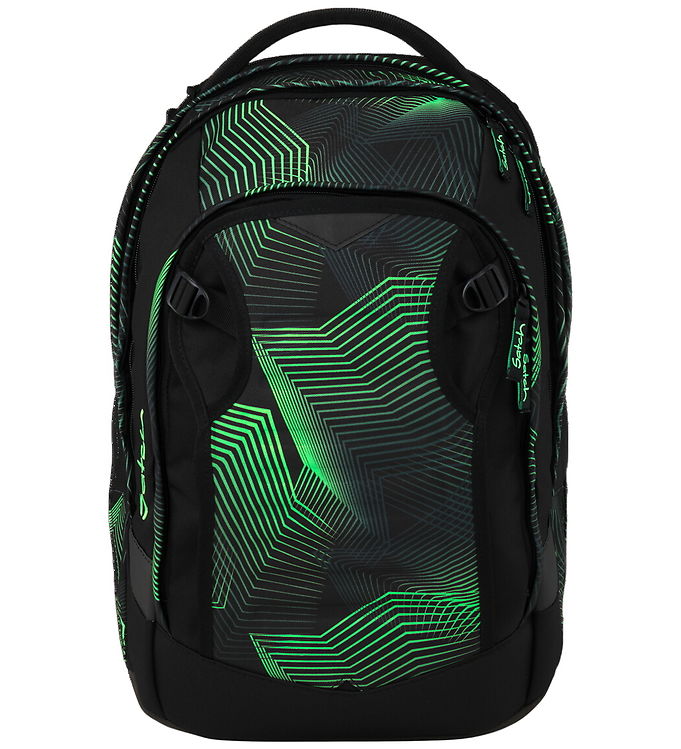 Satch Skoletaske - Match Plus - Seismic Green