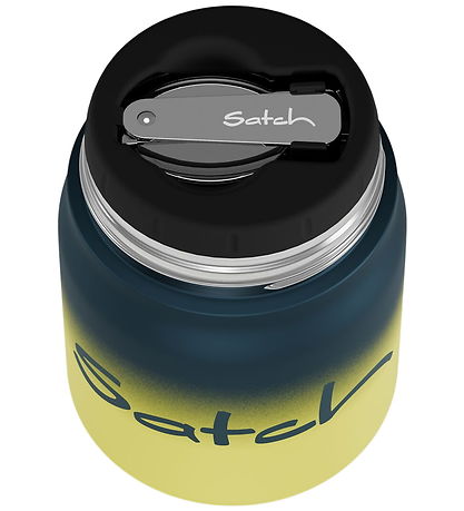 Satch Termomadkasse - 0,5L - Blue Graffiti